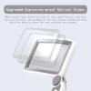 2 Pack Magnifying Glass with Light, Rechargeable Page Magnifier with 3 Light Modes Magnifying Glass for Reading Folding Handheld Lens with Clean Cloth Items for Grandma Grandpa Seniors Book Lovers view 4
