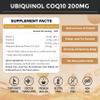 ZEBORA Ubiquinol CoQ10 200mg Softgels, 4-in-1 Powerful Antioxidant for Heart and Vascular Health, Essential for Energy Production, Max Absorption Active Form of CoQ10, 120 Softgels view 2