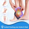 Atsuwell Ankle Ice Pack Wrap, Reusable Gel Ice Cold Packs for Ankle Foot Heel, Foot Ice Wrap with Soft Plush Lining, Cold Compress Therapy for Soothing Discomfort, Purple view 2