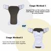 6 Pack Oversized Diaper Inserts for Cloth Adult Diaper, Reusable Cloth Diaper Wrap, Washable view 2