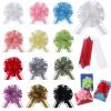 12 Pcs 6inch Pull Bow Gift Wrapping,Pull Bow for Birthday, Christmas, Party, Holiday, Gift Boxes Bow Basket Packaging Bows for Valentine's Day Presents Flower Decorations view 1
