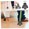 UTHCLO 2pcs -Skid Trekking Cane Foot Cover Tips for Hiking and Walking Sticks Lightweight and Easy to Install Crutch Foot Protectors Compatible Poles view 3