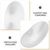 DIYEAH 2 Pairs Adhesive Silicone Shoulderpads for Women Soft Reusable Shoulder Enhancer for Clothing Anti-Slip Shoulder Padding Accessories Transparent 5.31X3.14X1.18In view 3