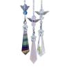 KatLin Beautiful Natural Crystal Pendulum Facet Gemstone Pendulos Jewelry Pendant Reiki Stones for Healing Dowsing Divination (Color : Rose Quartz, Size : 1PC) view 2