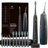 2-1 Oral Clean Kit- Water Dental flosser & Electric Toothbrush Combo- Brushing & Flossing- for Teeth Cleaning and Gum Health (Black) view 1