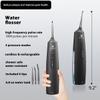 2-1 Oral Clean Kit- Water Dental flosser & Electric Toothbrush Combo- Brushing & Flossing- for Teeth Cleaning and Gum Health (Black) view 3