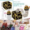 Birthday Money Box Pull with Surprise Card & 30 Bags DIY Set - Funny Cash Gift for Parents, Lovers, Friends (Black) view 3