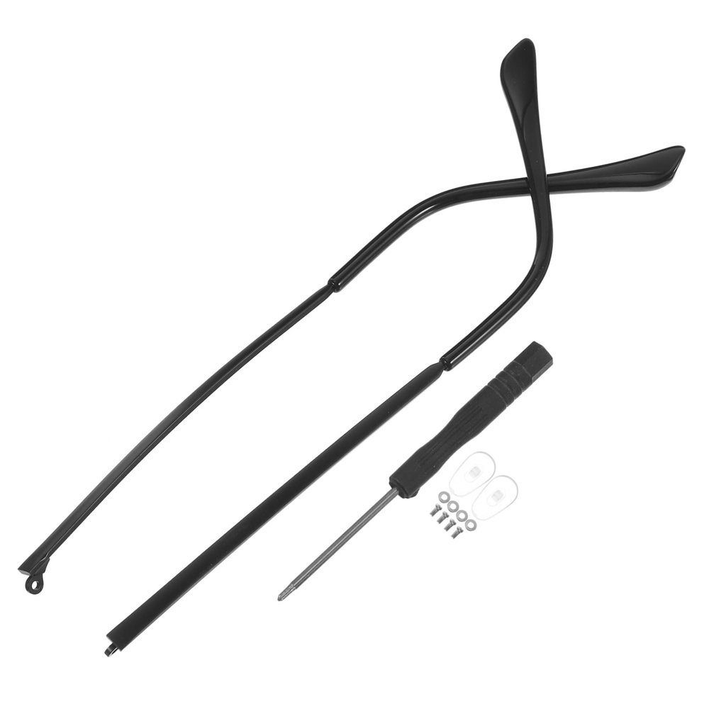 Anneome Metal Eyeglass Retainer Temple Brille Replacement Parts Glasses Bar Replacement Black for Men