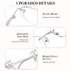 LUFF Rimless Reading Glasses For Women 3.25 | 96% Blue Light Blocking | Lightweight 16g Metal Frame | Computer Readers for Eye Strain Relief | 4 Colors view 4