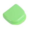 10 Packs Retainer Case with Vent Holes Mouth Guard Container Case, Individually Sealed Retainer Containers, Dental Storage Container for Aligners, Yellow, Blue, Green, Pink, White (Green) view 2