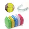 10 Packs Retainer Case with Vent Holes Mouth Guard Container Case, Individually Sealed Retainer Containers, Dental Storage Container for Aligners, Yellow, Blue, Green, Pink, White (Green) view 3