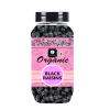 EDZZEL Organic Black Raisins Traditional Premium Quality Hygienically Packed | Vegan | Gluten Friendly | NON-GMO | Indian Origin - 200 gm view 1