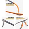 2 Pack Reading Glasses for Men, Sports Ultra-Light Blue Light Blocking Readers (Orange+Blue, 2, x) view 4