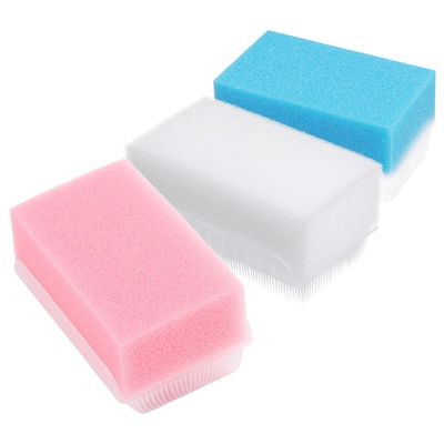 Baluue 3pcs Bath Scrubber Soft Sensory Brushes for and Cradle Cap Care Portable and Lightweight Design for Easy Use The Go