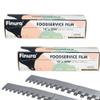 Finura Foodservice Plastic Wrap Film, Serrated Cutter, BPA Free, Antifog, Optimum Cling, Microwave and Freezer Safe, Deli, Bakery, Butcher 6000 ft (sq. ft.) (18 in x 2000 ft) (Pack of 2)