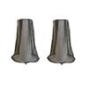 2 Pcs Mosquito Head Net Mesh, Face Neck Fly Netting Hood from Bugs Gnats Noseeums Screen Net Carry Bag for Outdoor Lover Black view 1