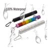 SNIME Pill Dispenser Pill Holder, Portable Pill Box Keychain, Travel Pill Tube,Waterproof Aluminum Alloy 7 Days Medicine Organizer (Color : Pack of 3) view 2
