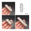 SNIME Pill Dispenser Keychain Pill Holder Titanium,3 Section Waterproof Pill Container, EDC Pill Bottle, Emergency Pill Box view 2