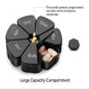 SNIME Pill Dispenser Pill Holder, Am/Pm Weekly Pill Organizer Travel, BPA Free Day Night Pill Carrier for Daily Home Outdoors (Size : 7 grids) view 2