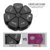 SNIME Pill Dispenser Pill Holder, Am/Pm Weekly Pill Organizer Travel, BPA Free Day Night Pill Carrier for Daily Home Outdoors (Size : 7 grids) view 4