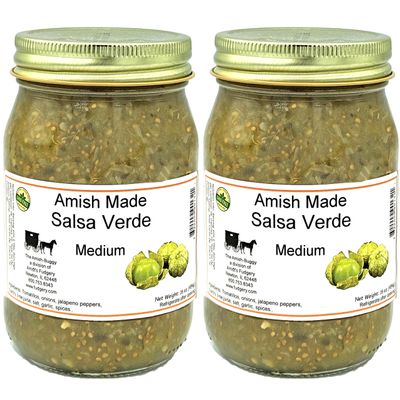 Arndts Fudgery Amish Made Salsa 2-16 oz. Jars (Salsa Verde)