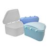 AmeriCan Goods 6/Pk Premium Probath Assorted Denture Bath Box with 6/Pk Mini Denture Brushes Clean & Care Denture Bath Case Cup with Brushes view 2