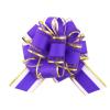 6 Pieces Gift Wrap Ribbon Pull Bows (6" Wide); Easy and Fast Gift Wrapping Accessory for Christmas Gifts, Bows, Baskets, Wine Bottles Decoration, Gift Wrapping and Decoration Present (Purple) view 1