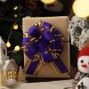 6 Pieces Gift Wrap Ribbon Pull Bows (6" Wide); Easy and Fast Gift Wrapping Accessory for Christmas Gifts, Bows, Baskets, Wine Bottles Decoration, Gift Wrapping and Decoration Present (Purple) view 4