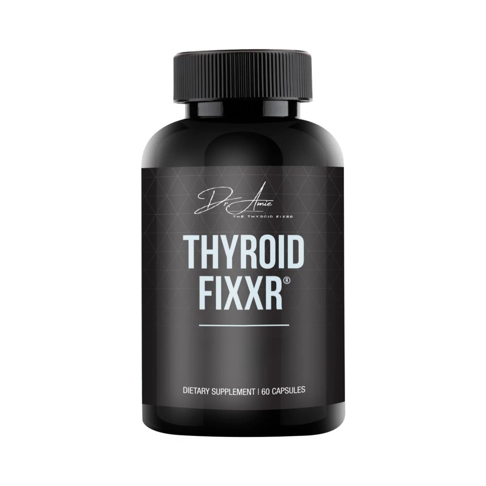 Fixxr Thyroid Support by Dr. Amie | T2 Thyroid Supplement | 30 Day Supply, 60 Capsules