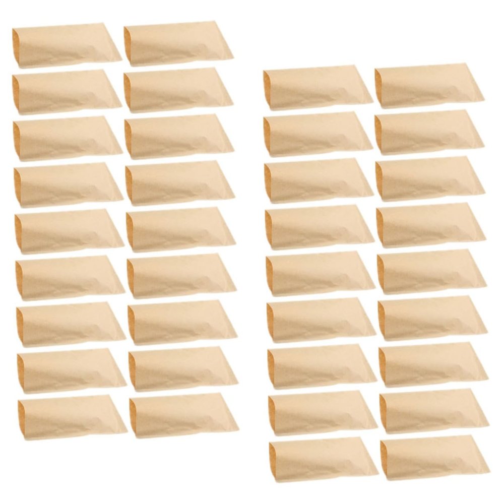 balacoo 100pcs Garden Kraft Paper Bags Self-adhesive Multi-function Packets for Corn Rice Storage Lightweight Envelopes for Easy Organization