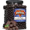 Dark Chocolate Covered Espresso Beans - by It's Delish, 3 Lbs Jumbo Container | Coffee Lovers Snack | Gourmet Chocolates Candy Snacks | Made in USA, Vegan, Kosher view 1