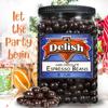Dark Chocolate Covered Espresso Beans - by It's Delish, 3 Lbs Jumbo Container | Coffee Lovers Snack | Gourmet Chocolates Candy Snacks | Made in USA, Vegan, Kosher view 3