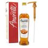 Amoretti - Premium Apple Fritter Syrup, 94 Servings Per Bottle (750 ml), with Pump for Flavoring Coffees, Cocktails, and other Beverages, Gluten Free, GMO/GEO Free, Preservative Free view 1