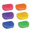 AmeriCan Goods 6/Pk Pro Retainer Box Tropical Assorted Color Holders with 6/Pk Mini Denture Brushes Clean & Care Set Retainer Case with Brushes view 4