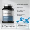 Horbach L-Tyrosine Supplement | 1000mg | 250 Capsules | Non-GMO and Gluten Free Formula view 4