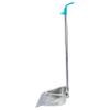 Beaupretty Home Dust Pan Long Handle Sturdy Stainless Steel Cleaning Dustpan for Effortless Home Cleaning No-Bend Design for Indoor and Outdoor Use view 1