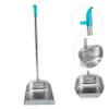 Beaupretty Home Dust Pan Long Handle Sturdy Stainless Steel Cleaning Dustpan for Effortless Home Cleaning No-Bend Design for Indoor and Outdoor Use view 2
