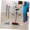 Beaupretty Home Dust Pan Long Handle Sturdy Stainless Steel Cleaning Dustpan for Effortless Home Cleaning No-Bend Design for Indoor and Outdoor Use view 4