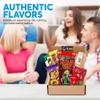 Chamoy Pickle Kit by CHRONOS 9 Piece Kit includes Alamo Big Tex Chamoy pickle, Skwinkles Watermelon Flavor, Lucas Gusano (tamarind), Lucas Polvos (chamoy), Tajin Packet, Fruit Roll Up, Tamarind Pulp Candy, Takis Fuego and Chronos Magnet view 4