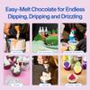 Colour Mill Chocolate Drip Easy-Melt Drizzle for Desserts, 125 Grams Dusk view 3