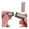 SNIME Pill Dispenser Mini Pill Fob Keychain, Portable Survival Waterproof Pill Container, Outdoor Travel Daily Pocket Pill Case, 2pcs view 1