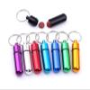 SNIME Pill Dispenser Pill Case Keychain, Aluminum Alloy Pill Holder, Portable Medicine Vitamin Tablet Organizer, BPA Free Metal EDC Pendant Pill Box (Size : 7 pcs) view 1