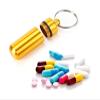 SNIME Pill Dispenser Pill Case Keychain, Aluminum Alloy Pill Holder, Portable Medicine Vitamin Tablet Organizer, BPA Free Metal EDC Pendant Pill Box (Size : 7 pcs) view 4