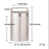 SNIME Pill Dispenser Titanium Pill Holder Keychain,Waterproof Travel Portable Pill Container Cases,Outdoor EDC Emergency Medicine Storage (Size : Style 4) view 2