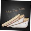 Beaupretty 2pairs Heightening Insoles for Men Invisible Gel Pads for Increased Comfort and Confidence Sweat Absorption Non-Slip Design Washable Cushion Inserts for Day Use view 4