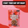 Three Wishes Granola, Maple Pecan (4-Pack) - Gluten Free Granola, 6g Protein & 3g Sugar Healthy Breakfast & On-the-Go Snack - Vegan, Kosher & Grain-Free view 3