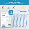 Curved Floss Threaders 100 Envelopes of 10 (1000 Threaders) view 3
