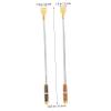 FRCOLOR 2pcs Retractable Back Scratcher Self-Massage Body Massagers for Itching Relief Material Green for Ages view 2