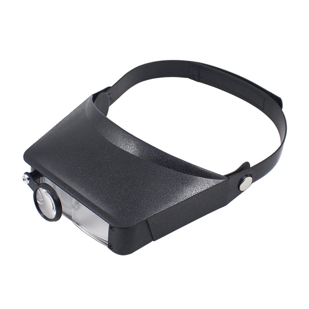 1.5X/3X/9.5X/11X Headband Magnifier Handsfree Head Mount Glass Visors Headset for Jewelry Close Work Sewing Head Mount Magnifier