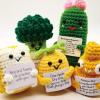 BIUBABIU Emotional Support Pickle, Emotional Support Plush, Emotional Support Chickies, Emotional Support Fruit (H-Lemon) view 3
